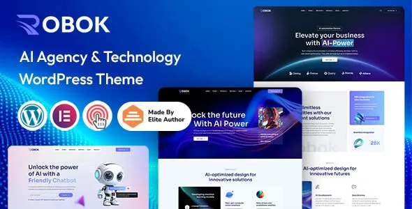 Robok - AI Agency & Technology WordPress Theme