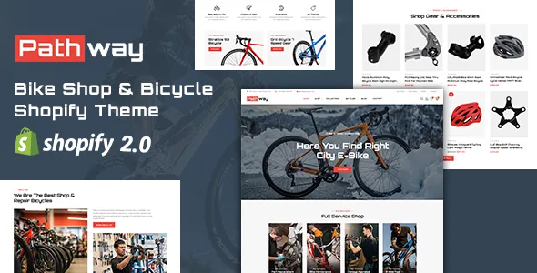 Pathway - Bicycle Equipment Shop WordPress WooCommerce Theme