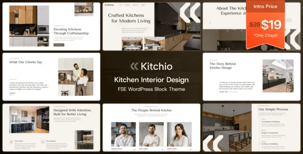 Kitchio – Kitchen Cabinets & Furniture FSE WordPress Block Theme