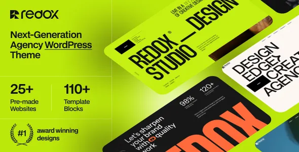 Redox - Creative Agency Portfolio WordPress Theme