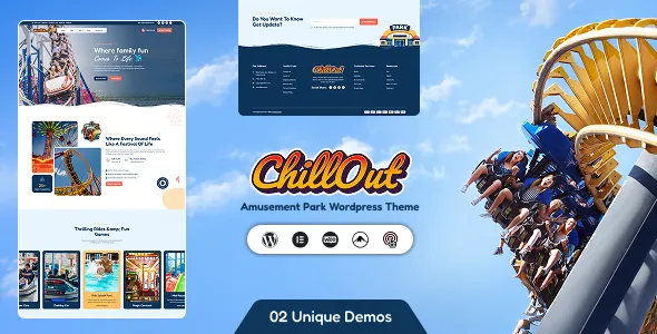 Chillout - Entertainment Games WordPress Theme