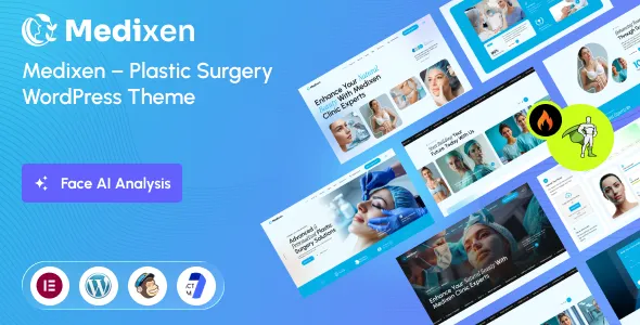 Medixen – AI Analysis Plastic Surgery & Clinic WordPress Theme