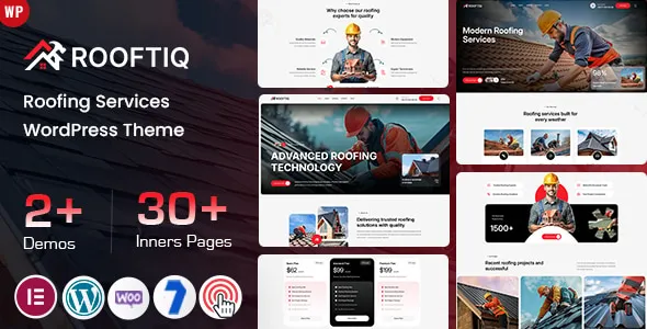 Rooftiq - Roofing Services WordPress Theme