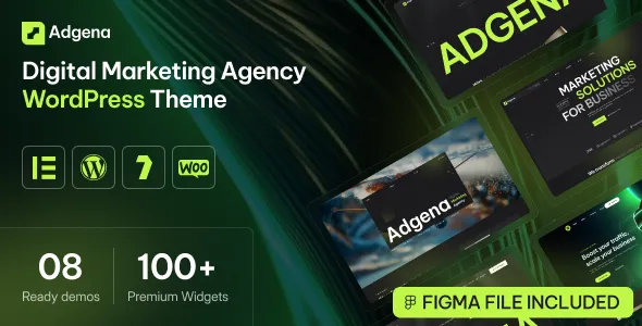 Adgena - SEO & Marketing Agency WordPress Theme
