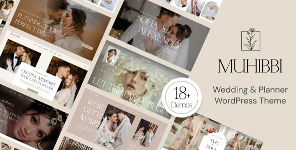 Muhibbi - Wedding & Planner WordPress Theme