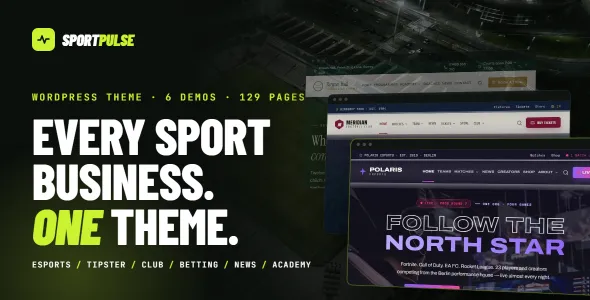 SportPulse - Sports Club & Esports WordPress Theme