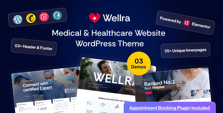 Wellra - Healthcare & Doctor's Appointment WordPress Theme