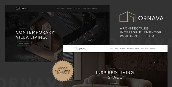 Ornava - Architecture & Interior Elementor WordPress Theme