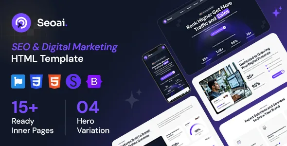 Seoai - Agency & Digital Marketing WordPress Theme