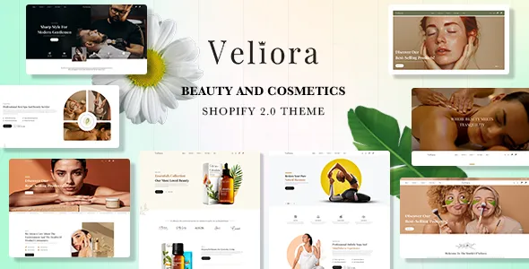 Veliora - Beauty Care & Cosmetics Shopify Theme